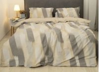 Постельное белье сатин delux Вилюта - L-004, евро